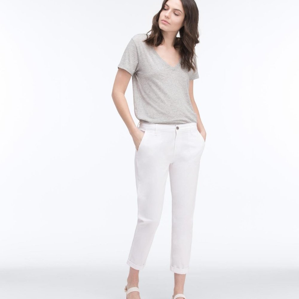 AG Tristan Tailored Trouser Slim Ankle Jean, White